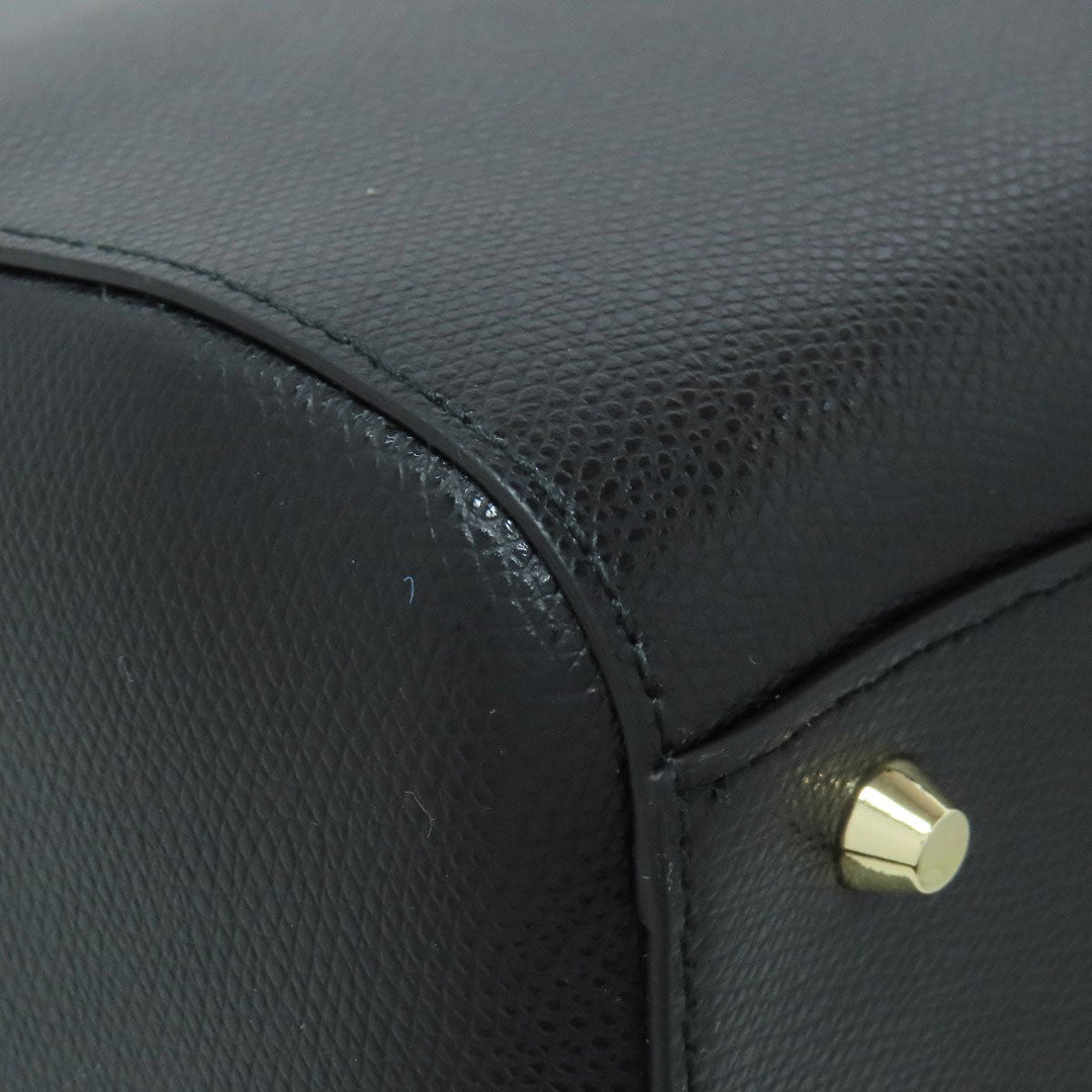 Furla Handbag leather black 2WAY