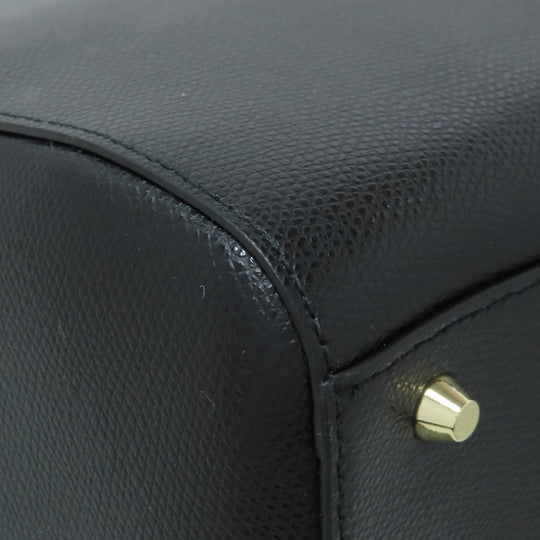 Furla Handbag leather black 2WAY