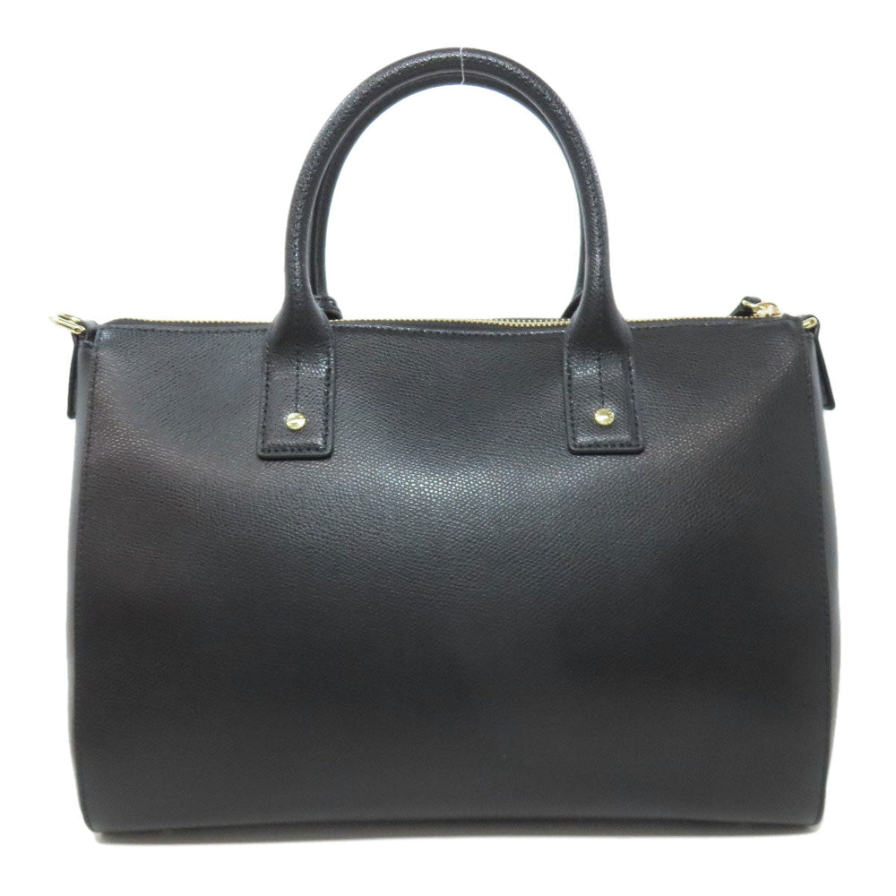 Furla Handbag leather black 2WAY