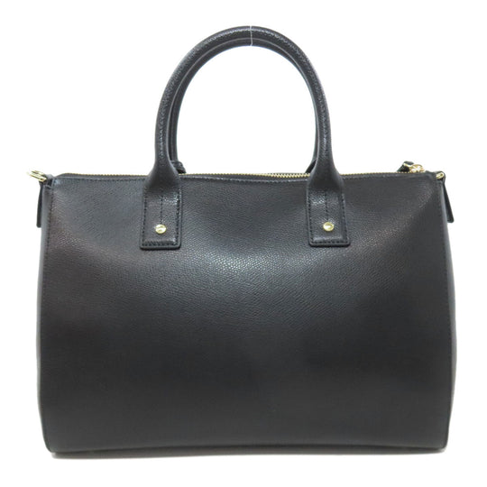 Furla Handbag leather black 2WAY