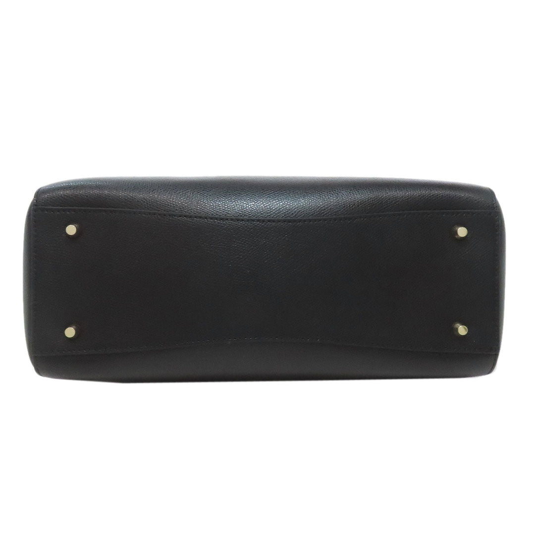 Furla Handbag leather black 2WAY