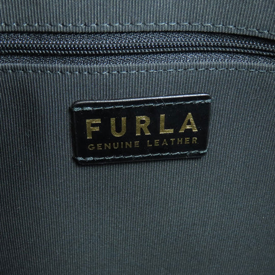 Furla Handbag leather black 2WAY
