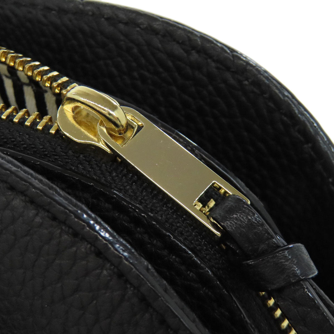 Kate Spade Handbag leather black 2WAY Women Used Authentic