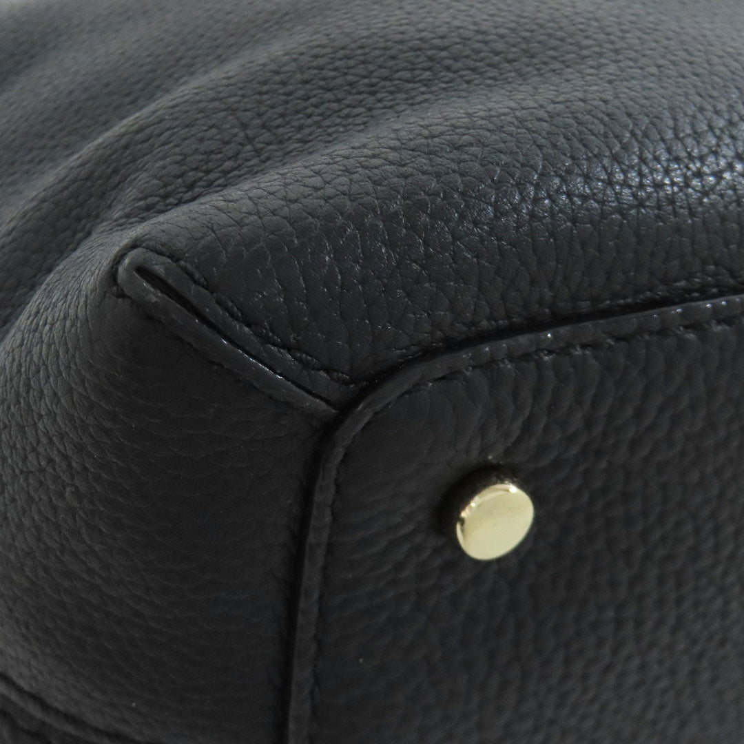 Kate Spade Handbag leather black 2WAY Women Used Authentic
