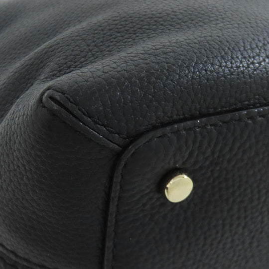 Kate Spade Handbag leather black 2WAY Women Used Authentic