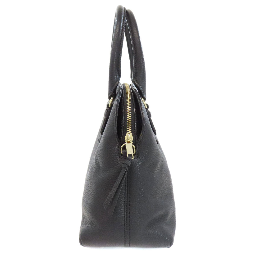 Kate Spade Handbag leather black 2WAY Women Used Authentic