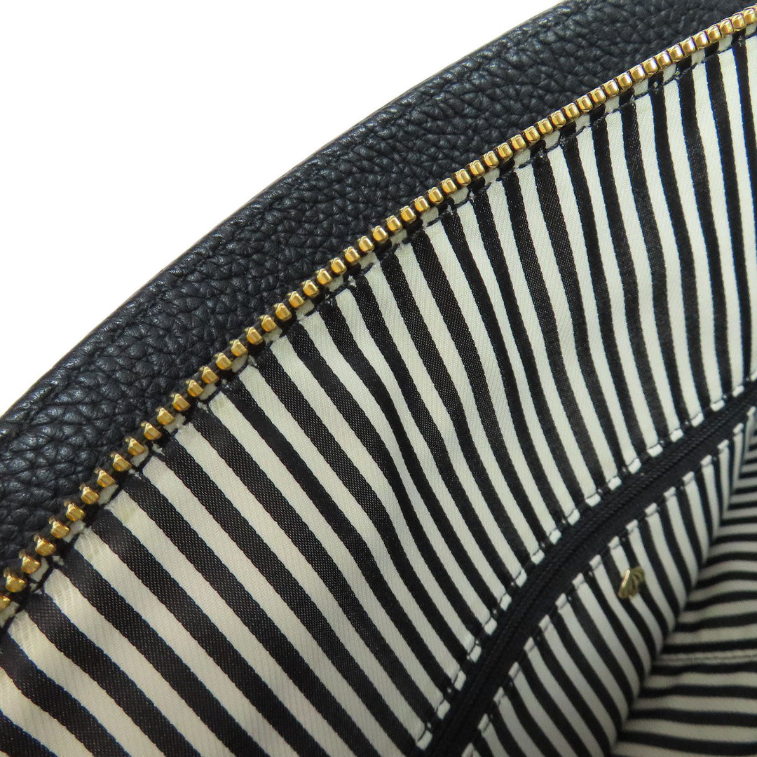 Kate Spade Handbag leather black 2WAY Women Used Authentic