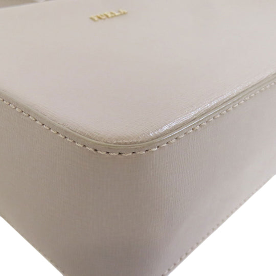 Furla Shoulder Bag leather gray logo