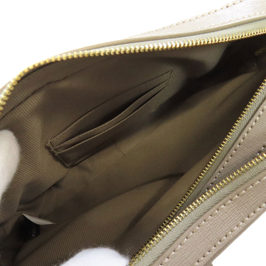 Furla Shoulder Bag leather gray logo