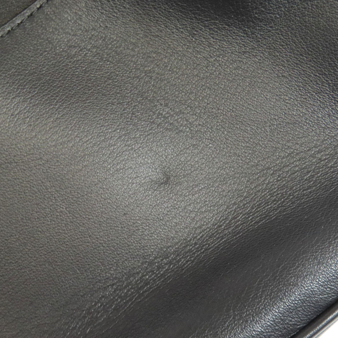 COACH Shoulder Bag F39946 leather black Long shoulder Women Used Authentic