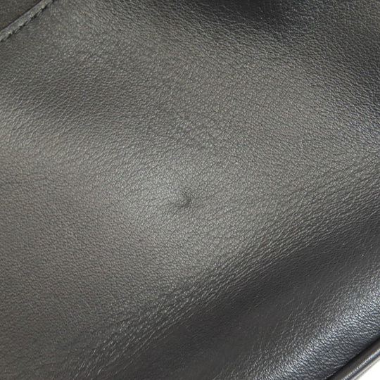 COACH Shoulder Bag F39946 leather black Long shoulder Women Used Authentic