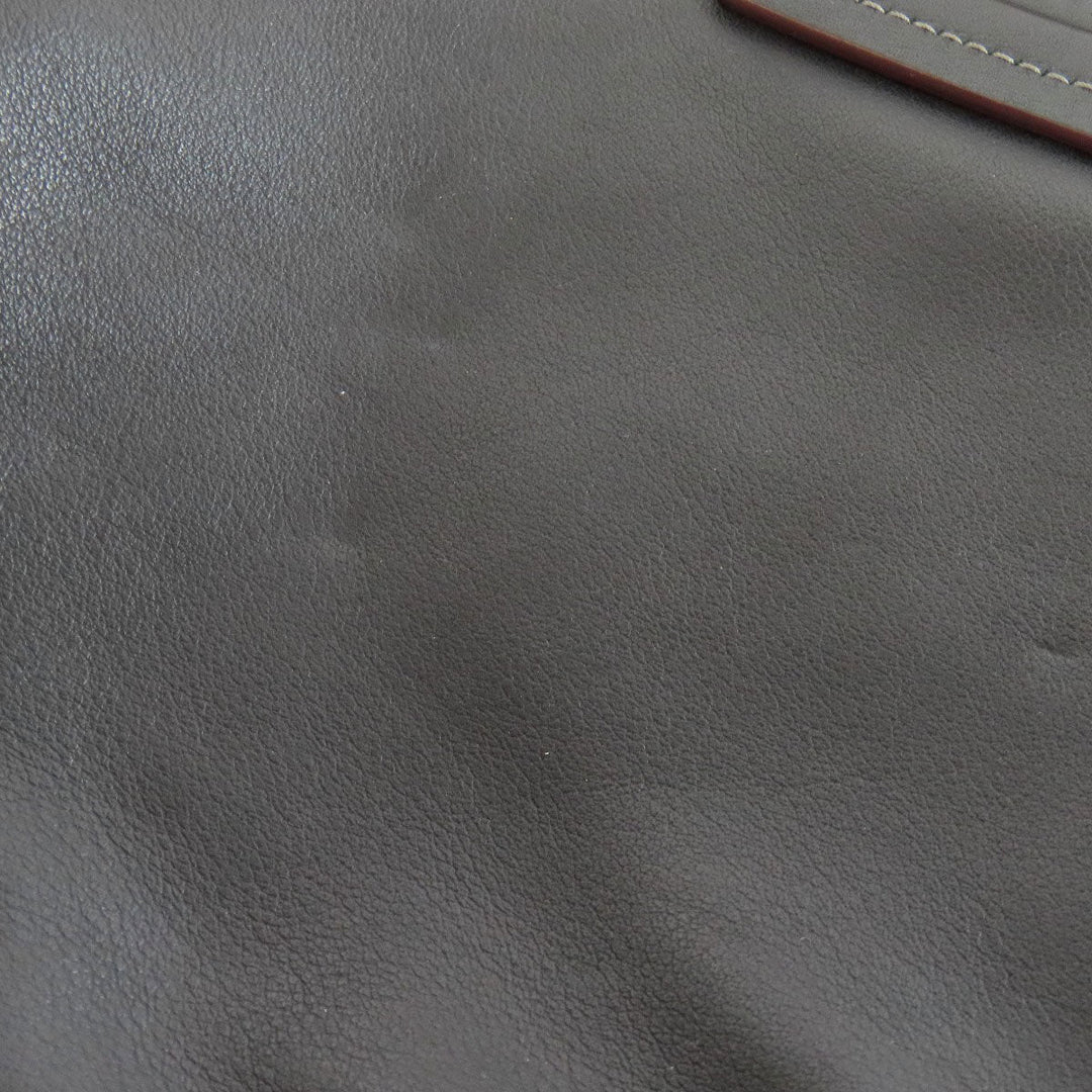 COACH Shoulder Bag 76189 leather black Long shoulder Women Used Authentic