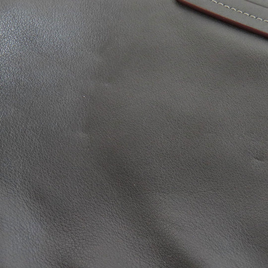 COACH Shoulder Bag 76189 leather black Long shoulder Women Used Authentic