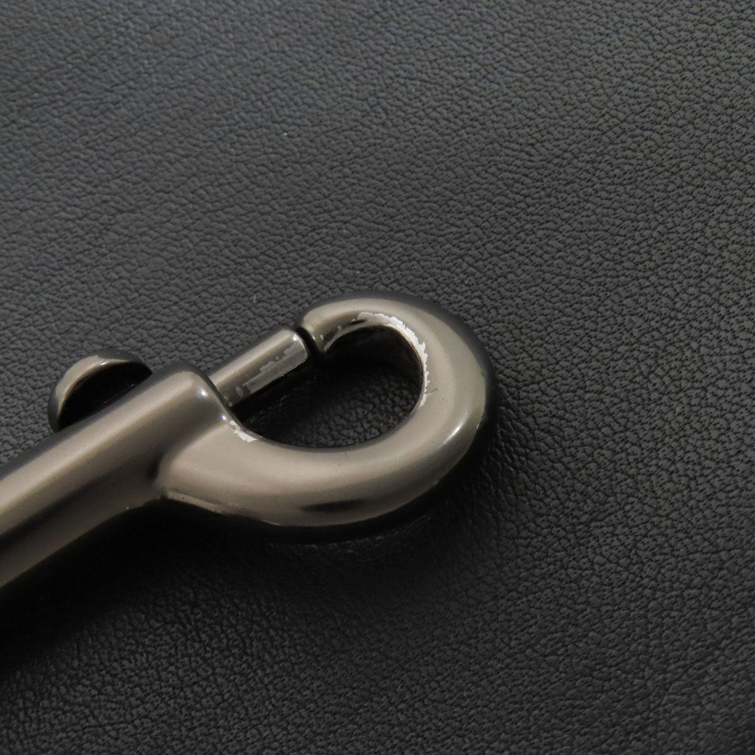 COACH Shoulder Bag 76189 leather black Long shoulder Women Used Authentic