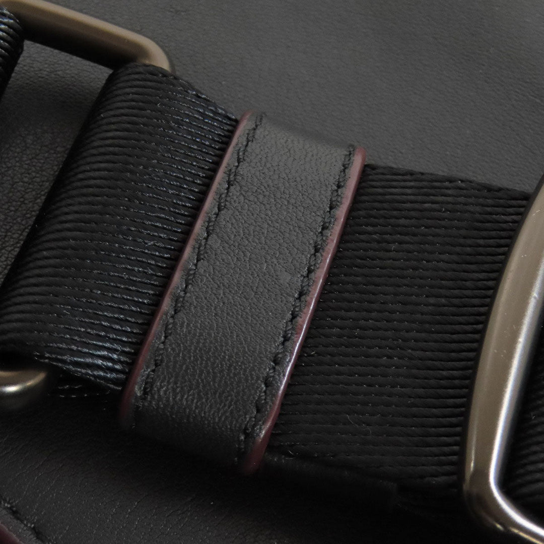 COACH Shoulder Bag 76189 leather black Long shoulder Women Used Authentic