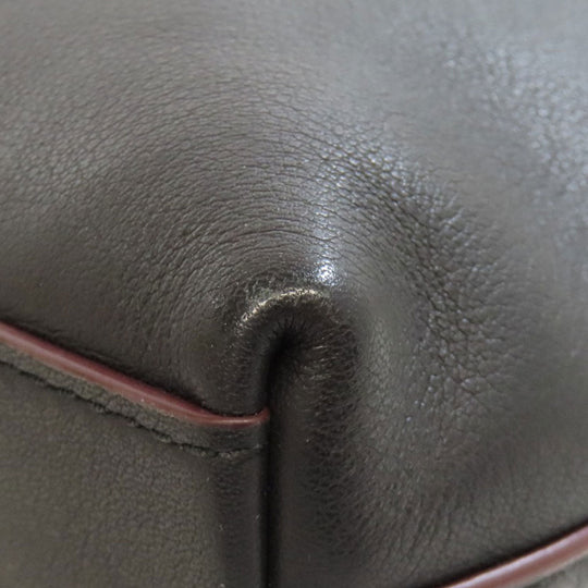 COACH Shoulder Bag 76189 leather black Long shoulder Women Used Authentic