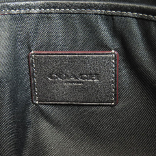 COACH Shoulder Bag 76189 leather black Long shoulder Women Used Authentic