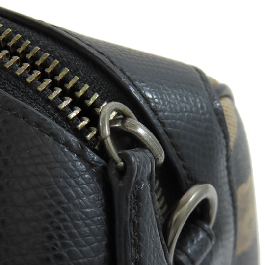 COACH Handbag F57270 PVC black Flower 2WAY