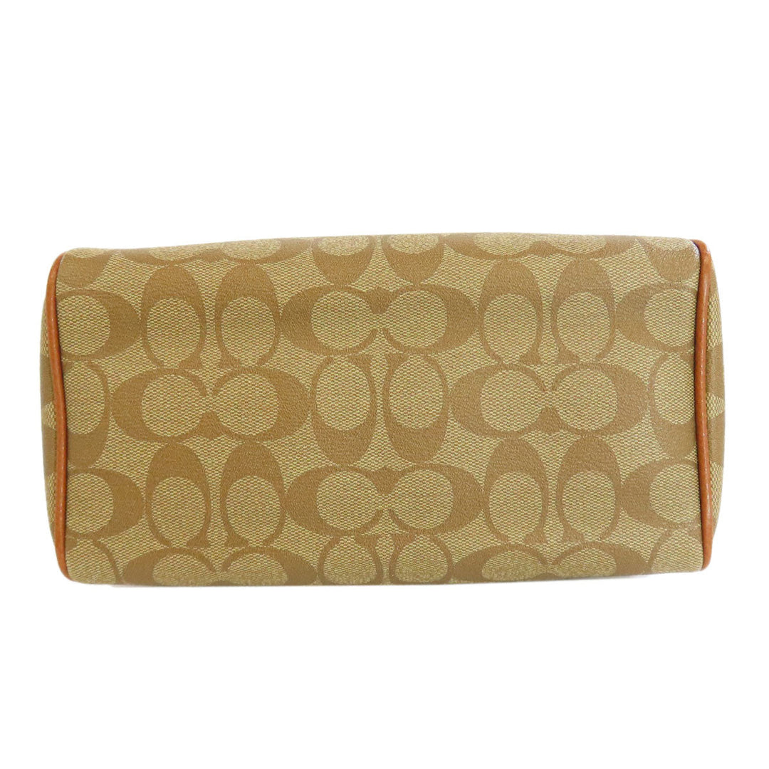 COACH Handbag F36702 PVC Brown Signature 2WAY