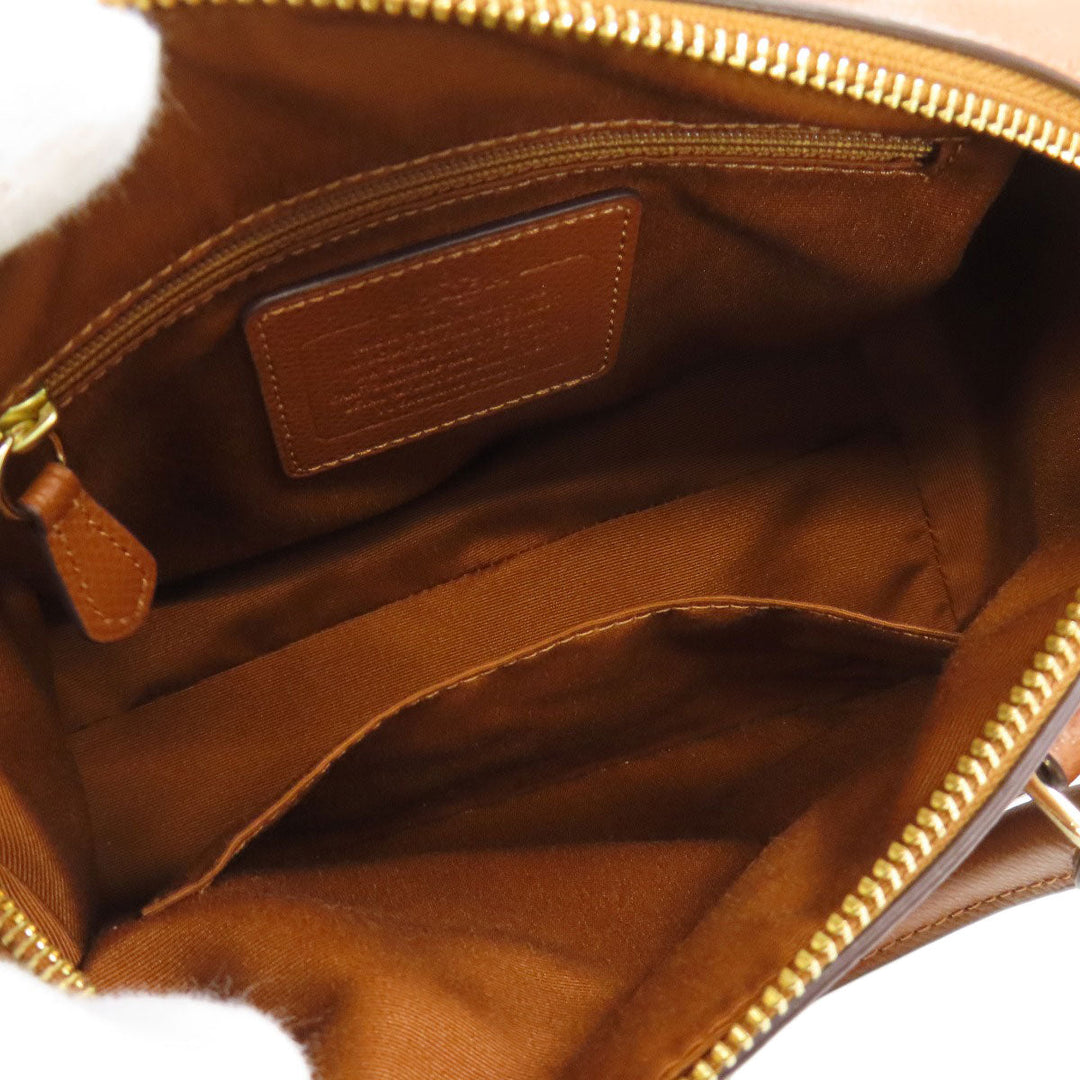 COACH Handbag F36702 PVC Brown Signature 2WAY