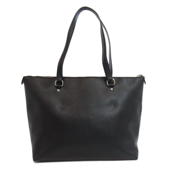 COACH Tote Bag F79608 leather black Gallery Tote Women Used Authentic