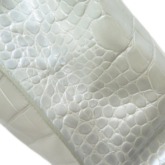 Furla Tote Bag leather Silver Embossing