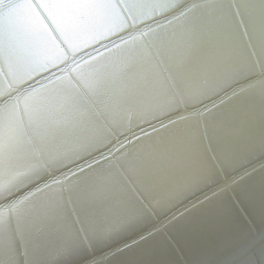 Furla Tote Bag leather Silver Embossing
