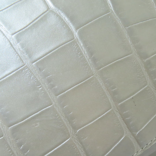 Furla Tote Bag leather Silver Embossing
