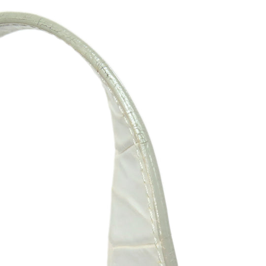 Furla Tote Bag leather Silver Embossing