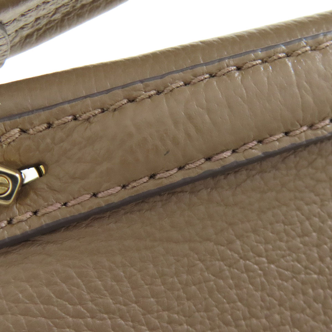 Furla Handbag leather Brown 2WAY