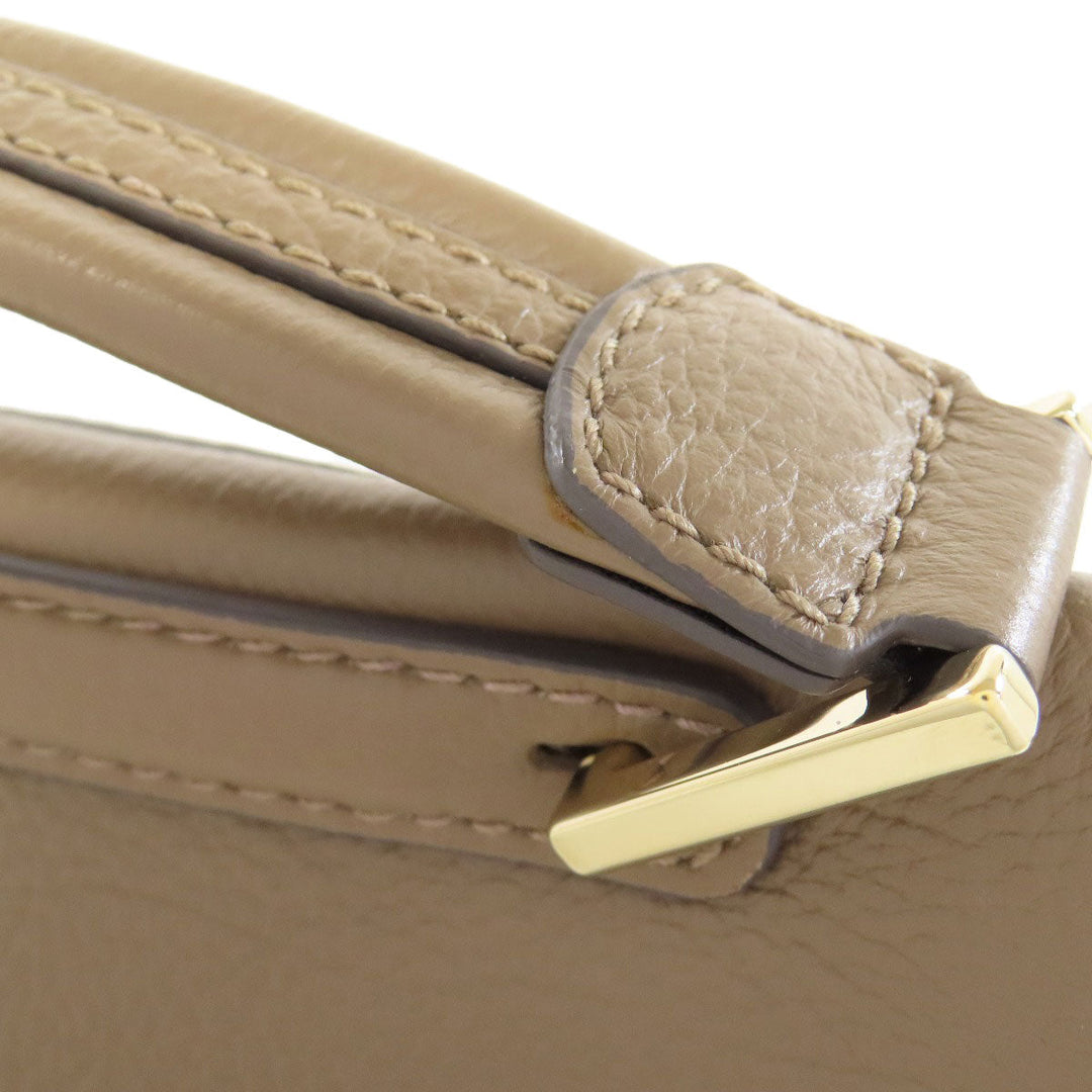Furla Handbag leather Brown 2WAY