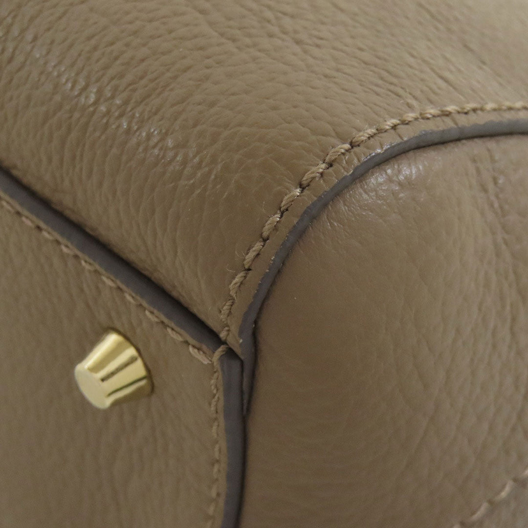 Furla Handbag leather Brown 2WAY