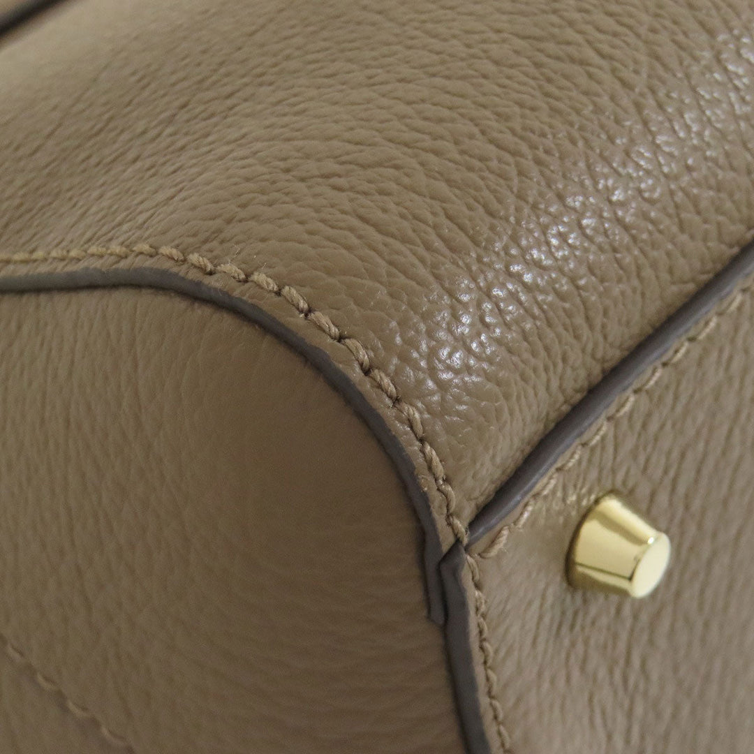 Furla Handbag leather Brown 2WAY