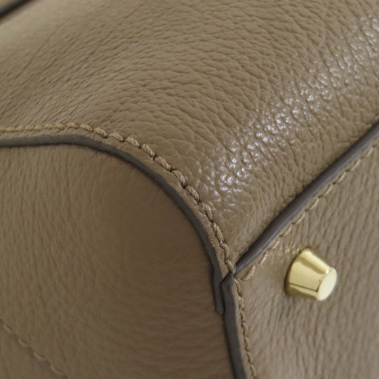 Furla Handbag leather Brown 2WAY