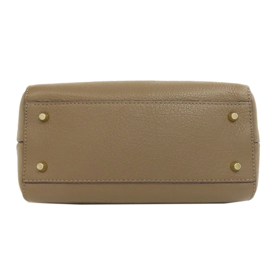 Furla Handbag leather Brown 2WAY