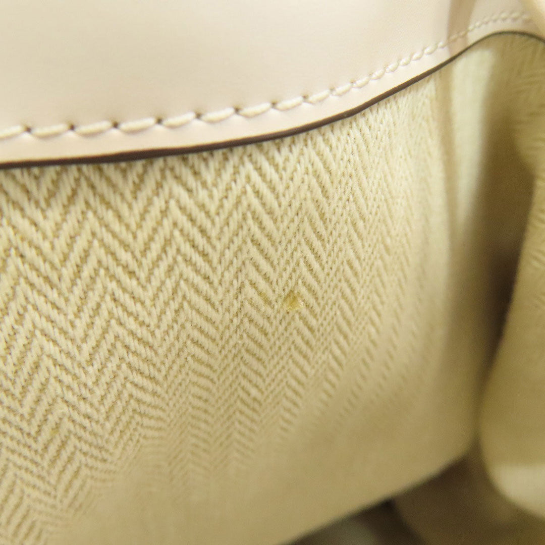 Tory Burch Backpack PVC white logo Women Used Authentic
