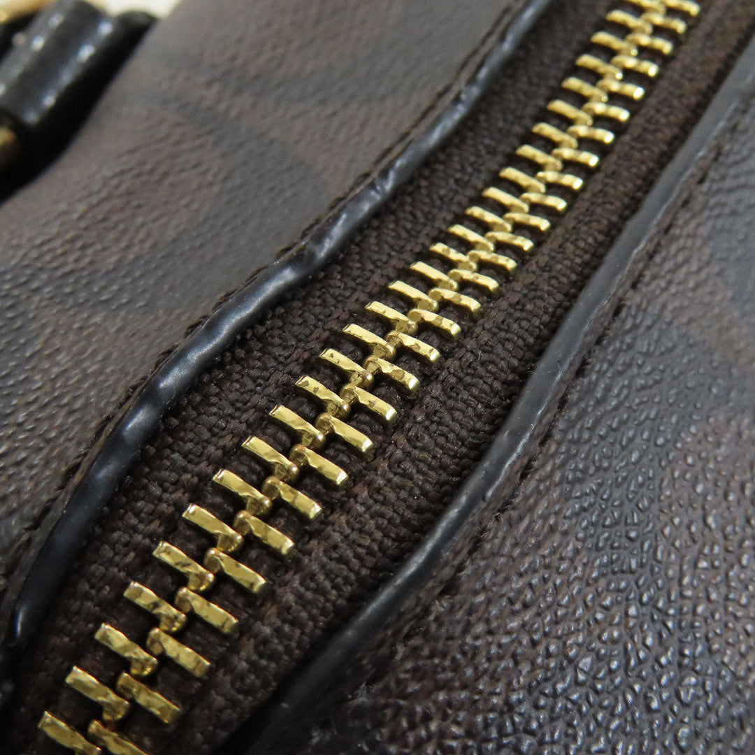 COACH Handbag F34084 PVC Brown Signature 2WAY Women Used Authentic