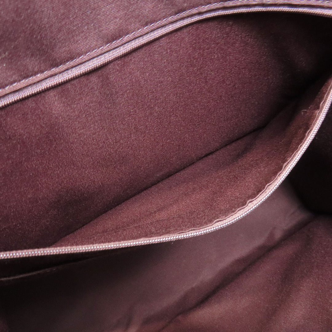 COACH Tote Bag C1548 Canvas, Leather Brown Dempsey 2WAY Women Used Authentic