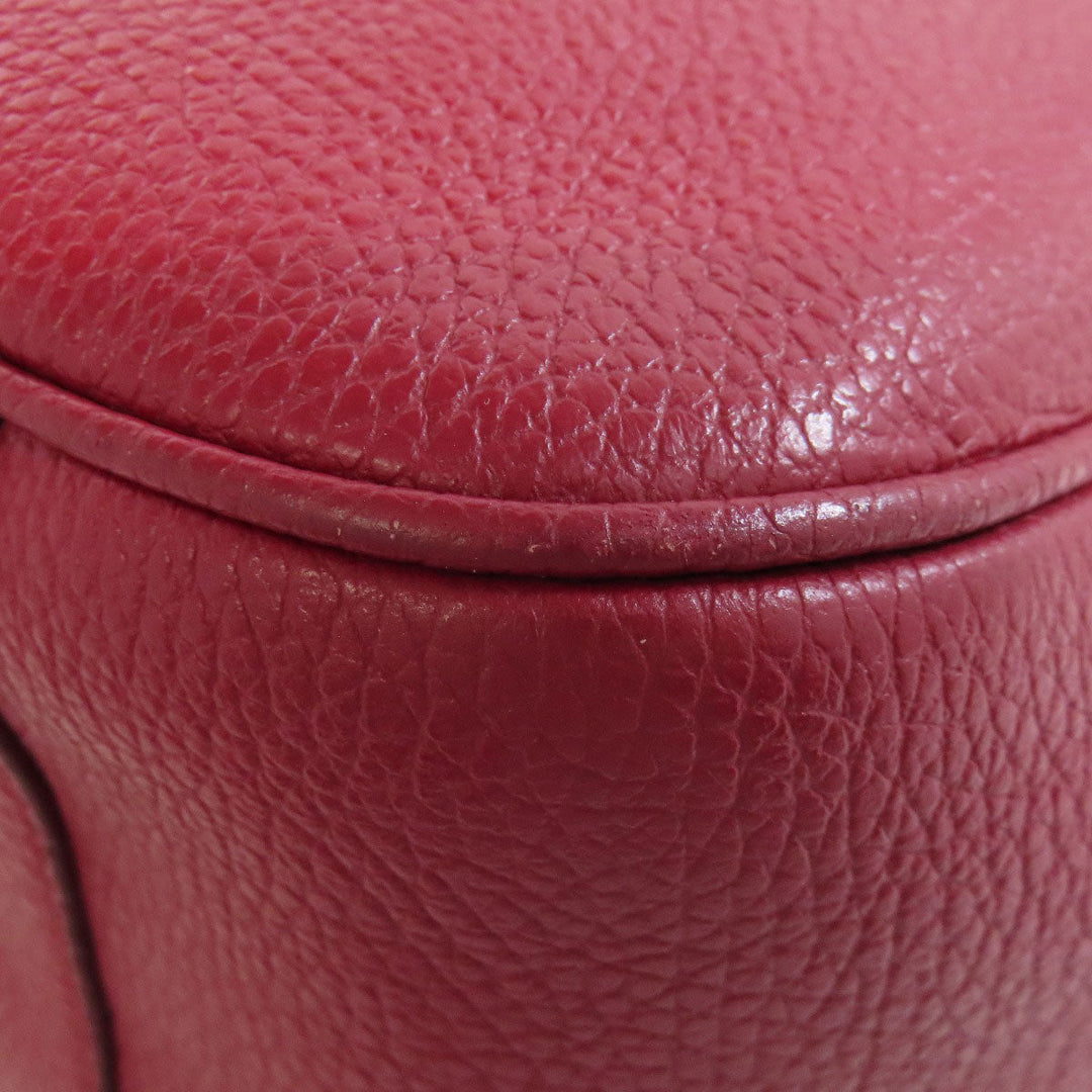 Furla Shoulder Bag leather Red one belt