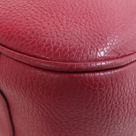 Furla Shoulder Bag leather Red one belt