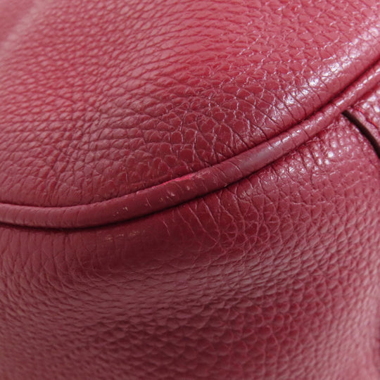 Furla Shoulder Bag leather Red one belt