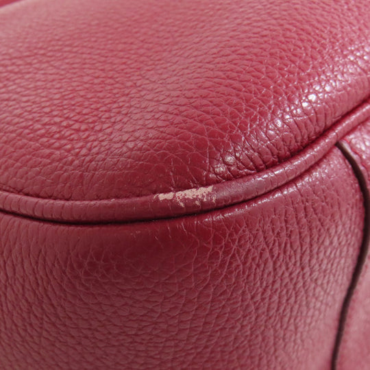 Furla Shoulder Bag leather Red one belt