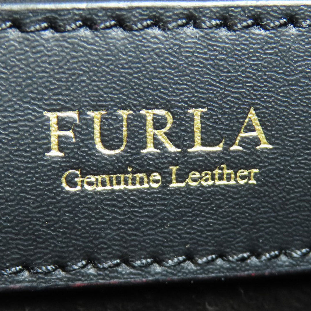Furla Shoulder Bag leather black logo