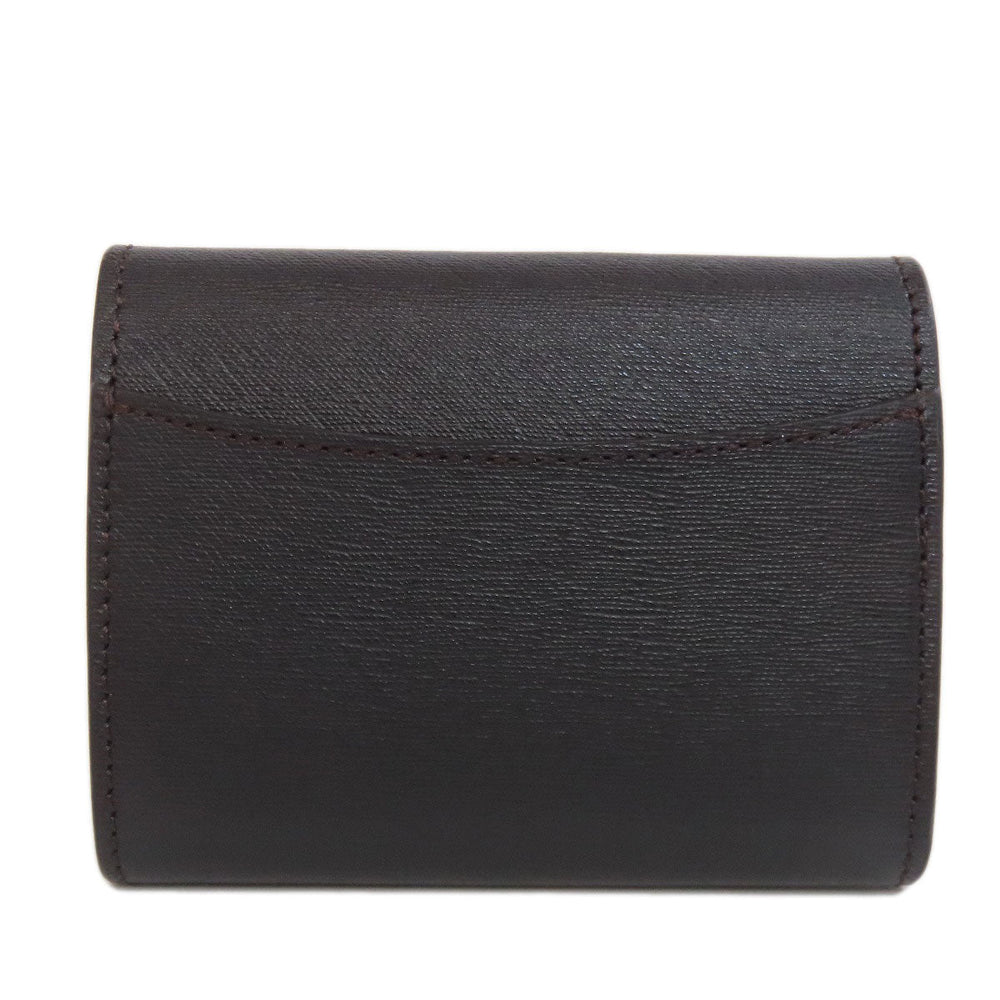 Dunhill Coin case leather Brown logo mens Used Authentic