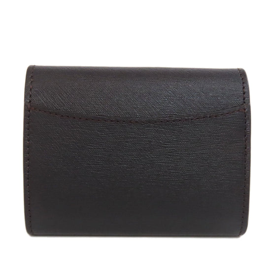Dunhill Coin case leather Brown logo mens Used Authentic