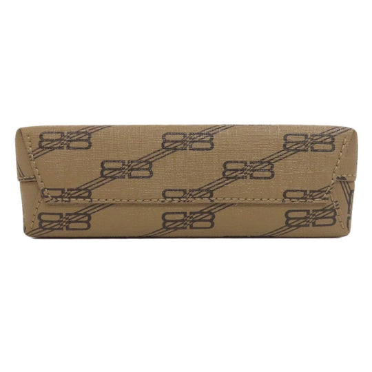 BALENCIAGA Handbag 693805 PVC Brown BB Monogram 2WAY
