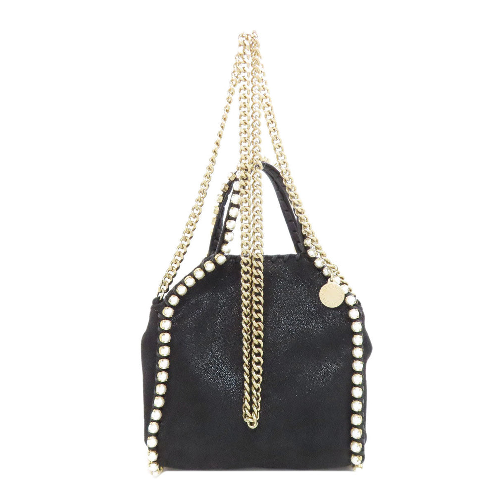 Stella McCartney Handbag polyester black Falabella Tiny 2WAY