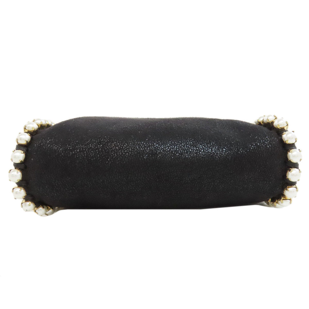 Stella McCartney Handbag polyester black Falabella Tiny 2WAY