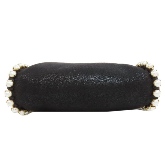 Stella McCartney Handbag polyester black Falabella Tiny 2WAY