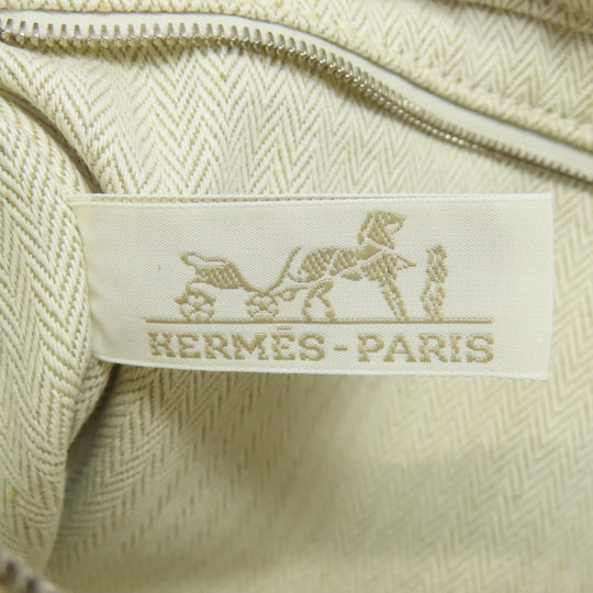 HERMES Accessory pouch Towal chevron beige fullby 25 bag in bag